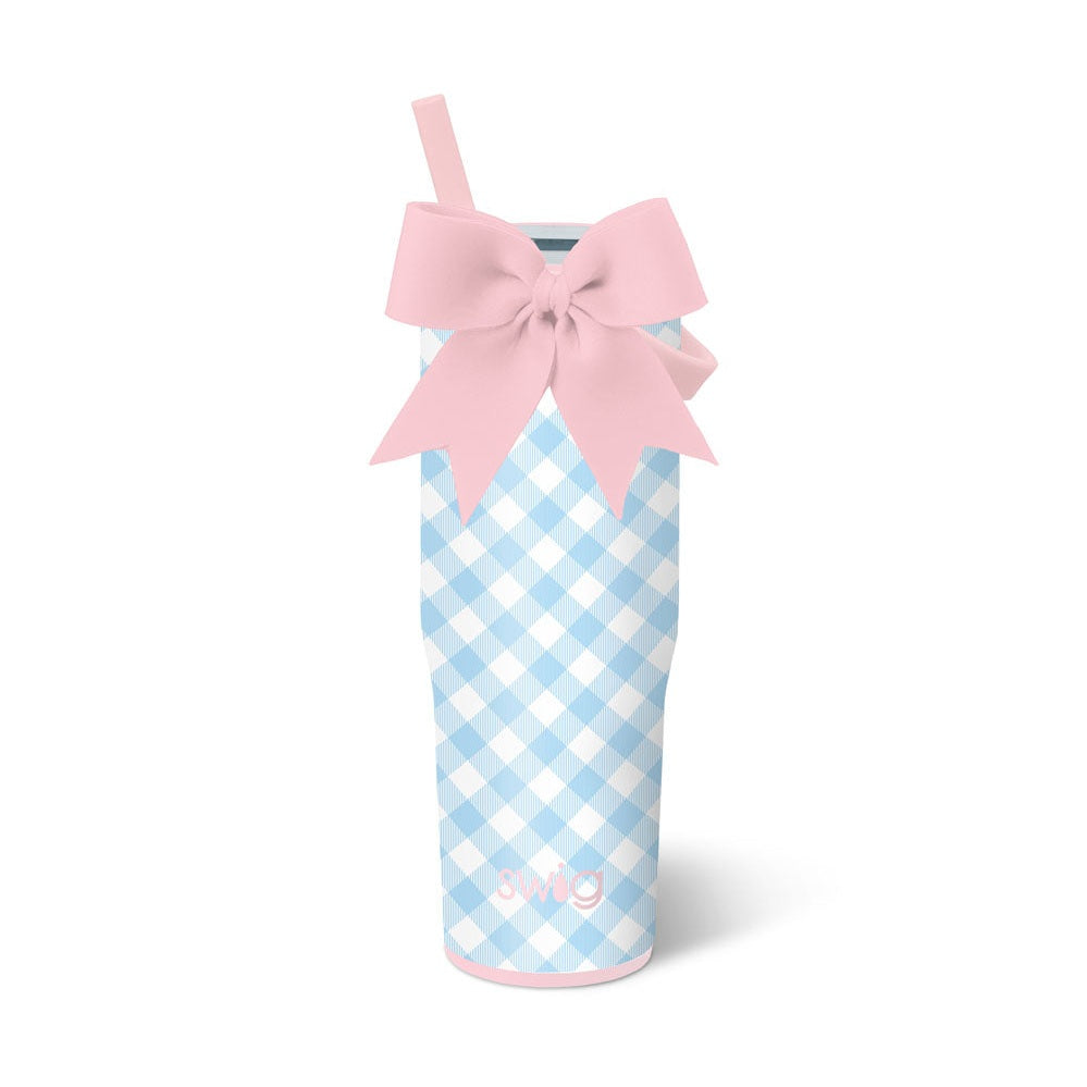 Gingham Leakproof To-Go Tumbler 30oz