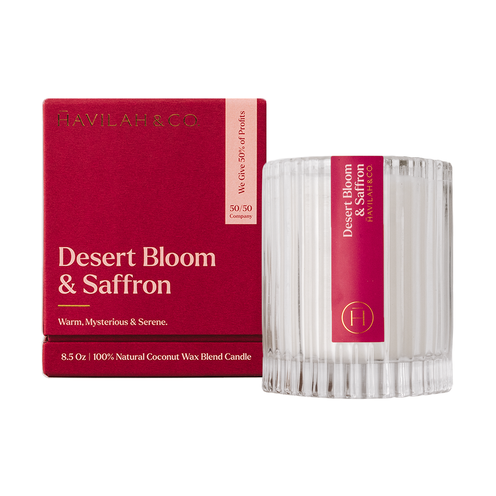 Desert Bloom & Saffron Candle 8.5oz