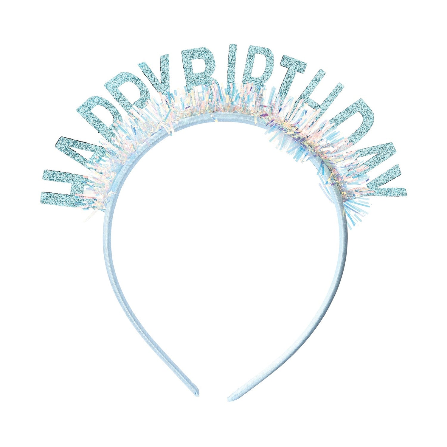 Blue Happy Birthday Headband