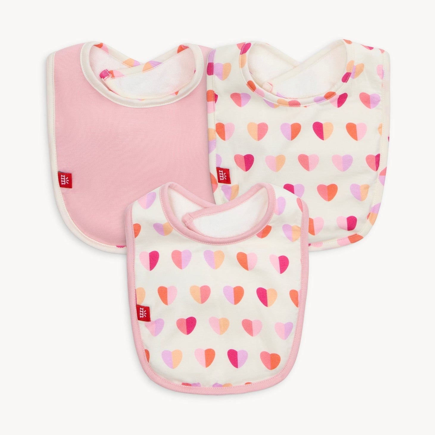 Pink XOXO Bib 3pk