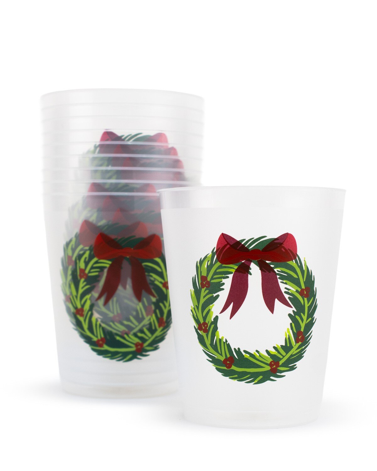 Clara Wreath Party Cups (Set of 10)