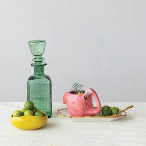 Chartreuse Stoneware Bowl