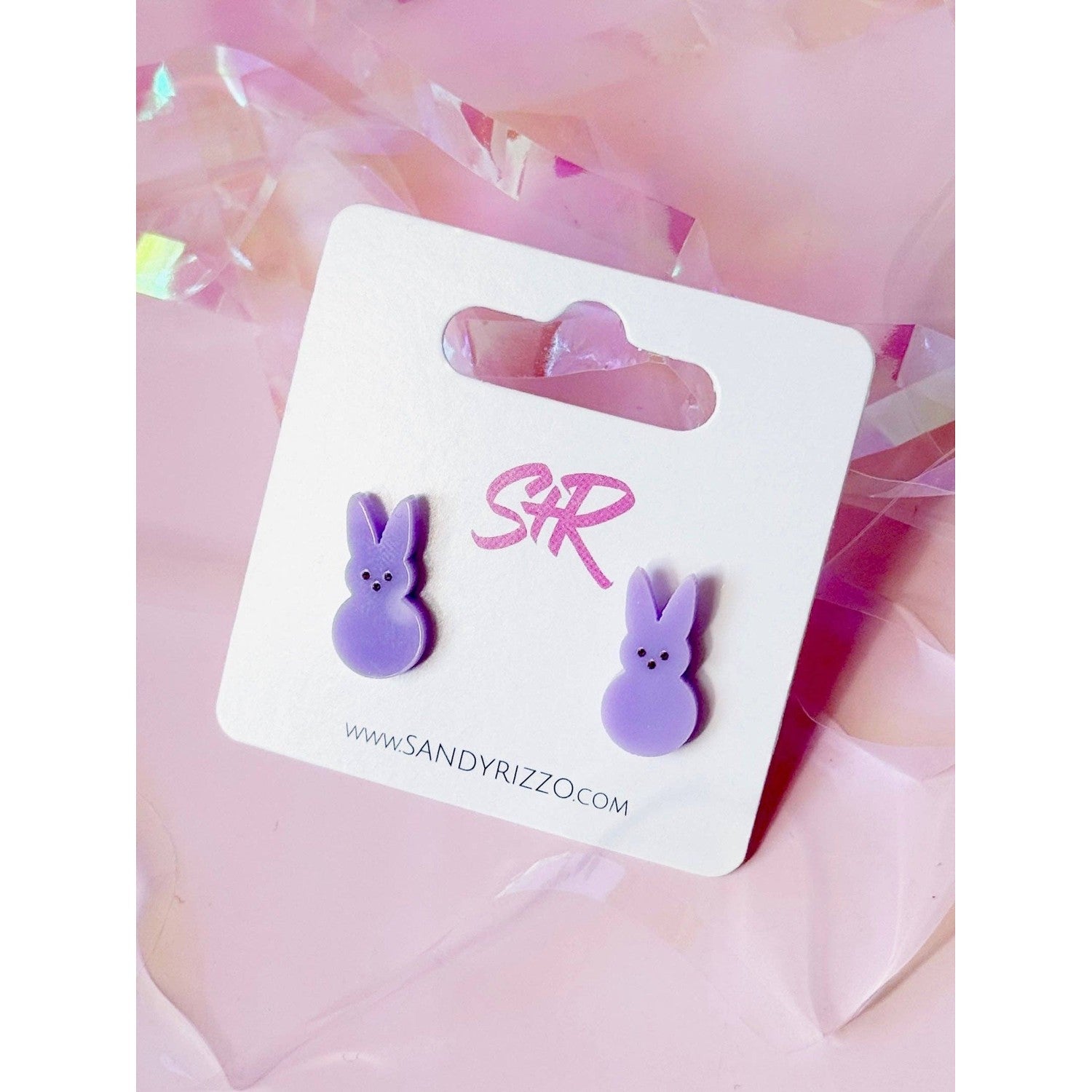 Purple Bunny Stud