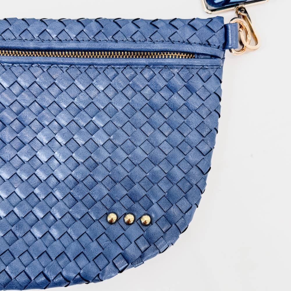 Denim Blue - Westlyn Woven Bum Bag