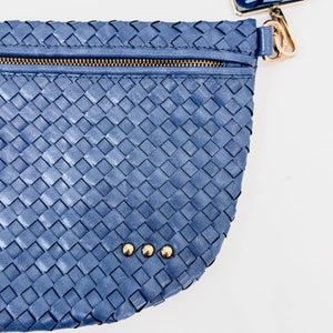 Denim Blue - Westlyn Woven Bum Bag