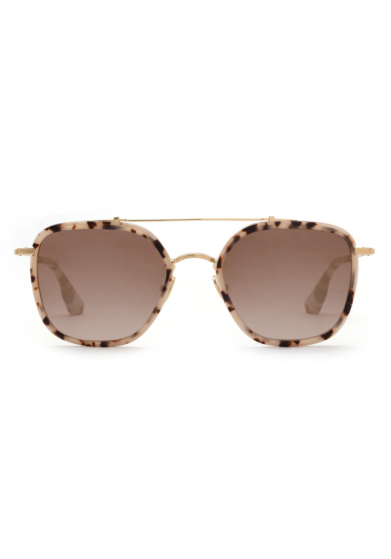 Austin Eyewear- 24K Titanium + Matte Oyster Mirrored