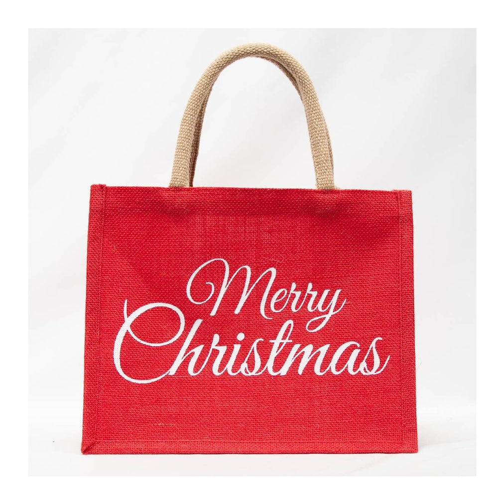 Classic Merry Christmas Gift Tote