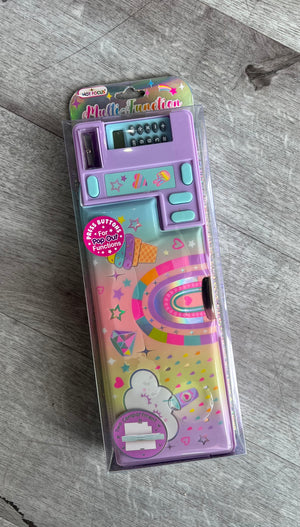 Multi-Function Pencil Case, Rainbow