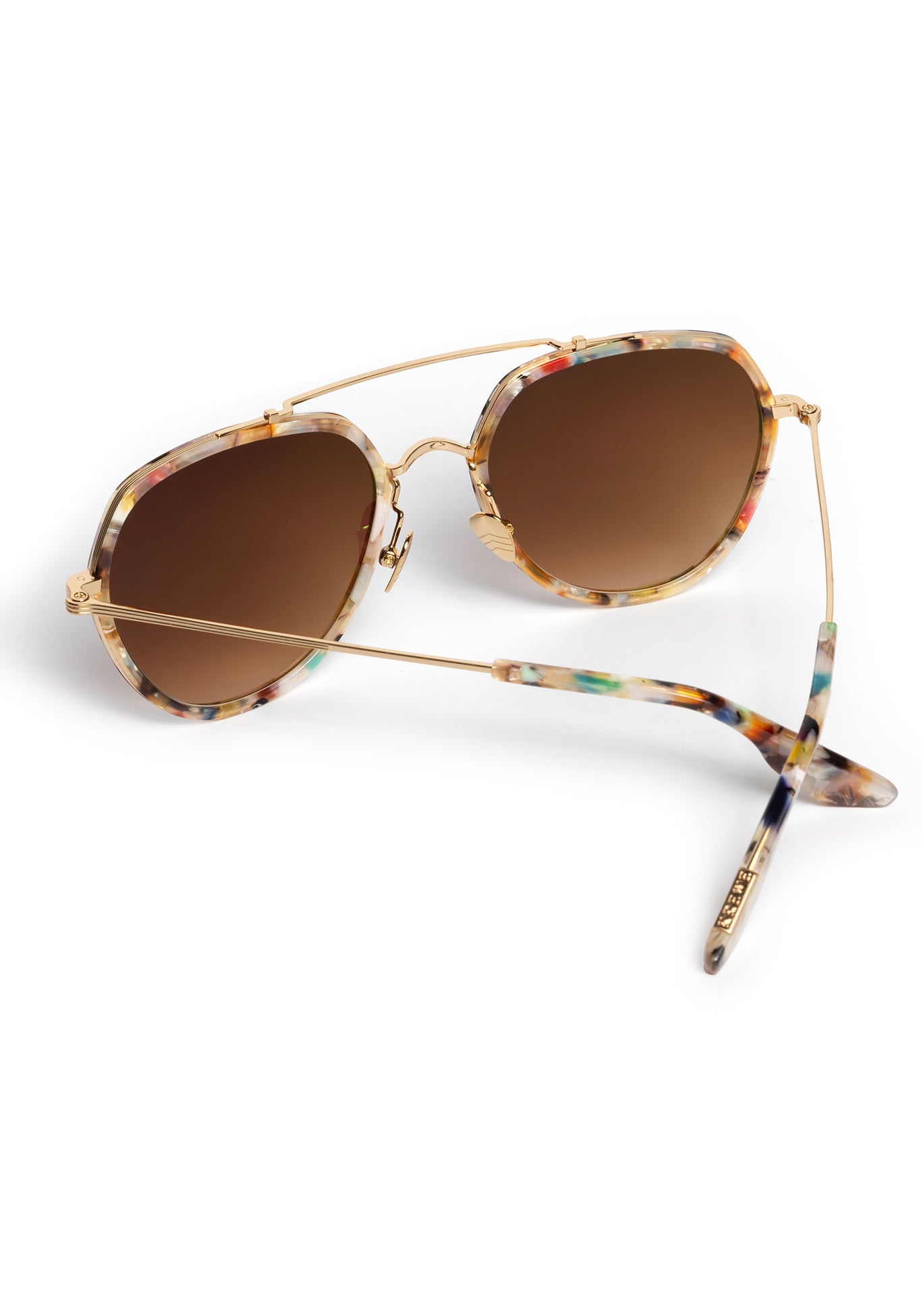 Baker Eyewear- 18K Titanium + Gelato Mirrored