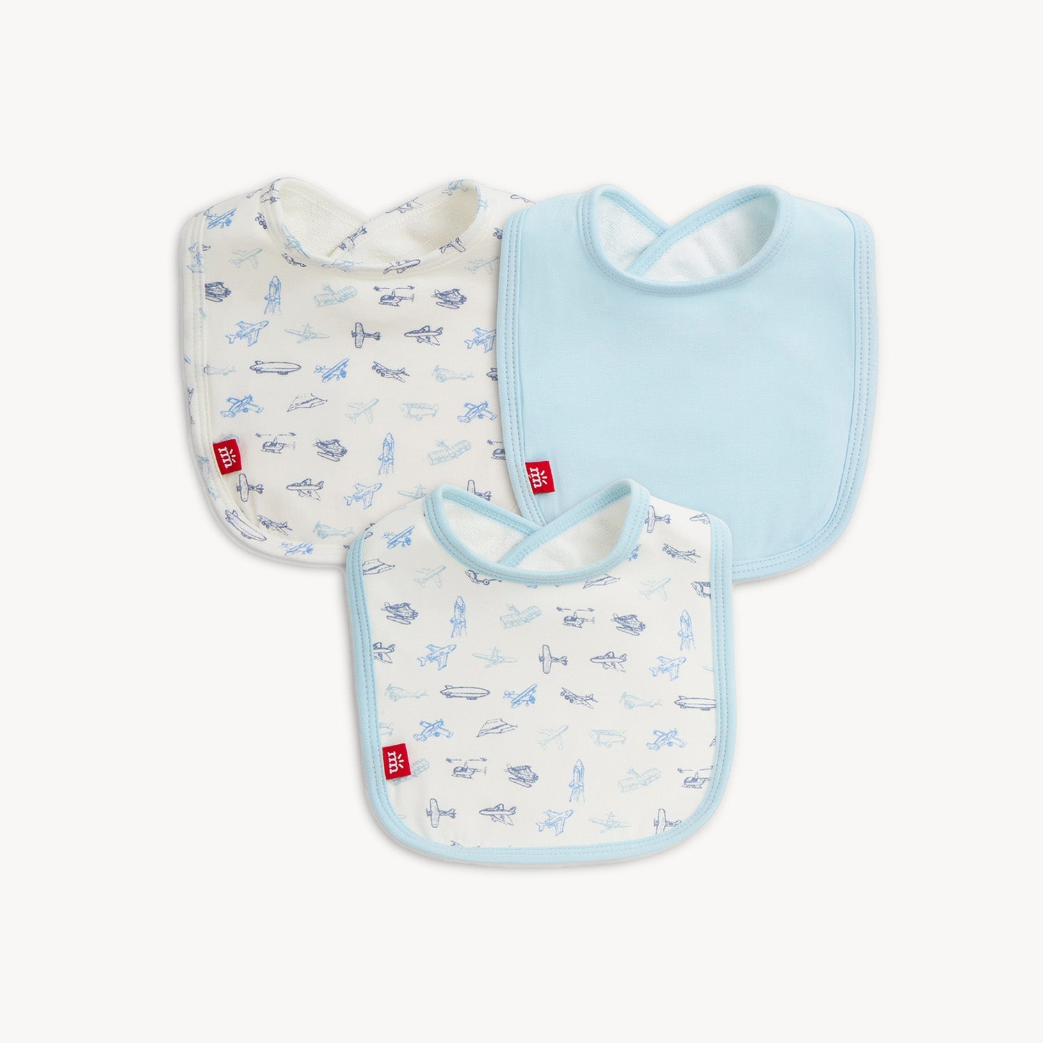 Airplanes Bib 3pk