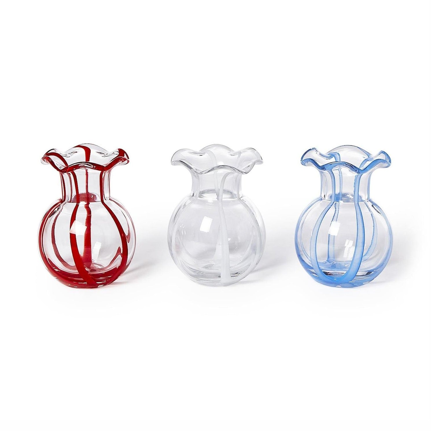 Ruffled Ribbon Vase