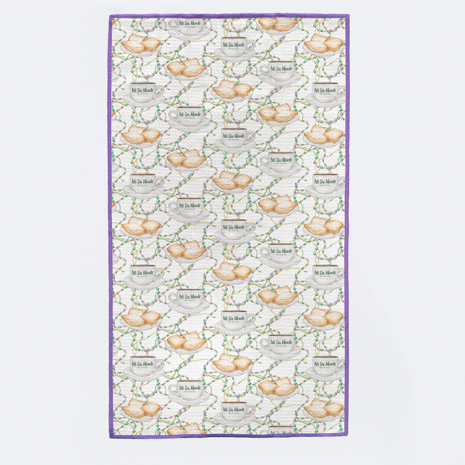 Beads & Beignets Kitchen Towel
