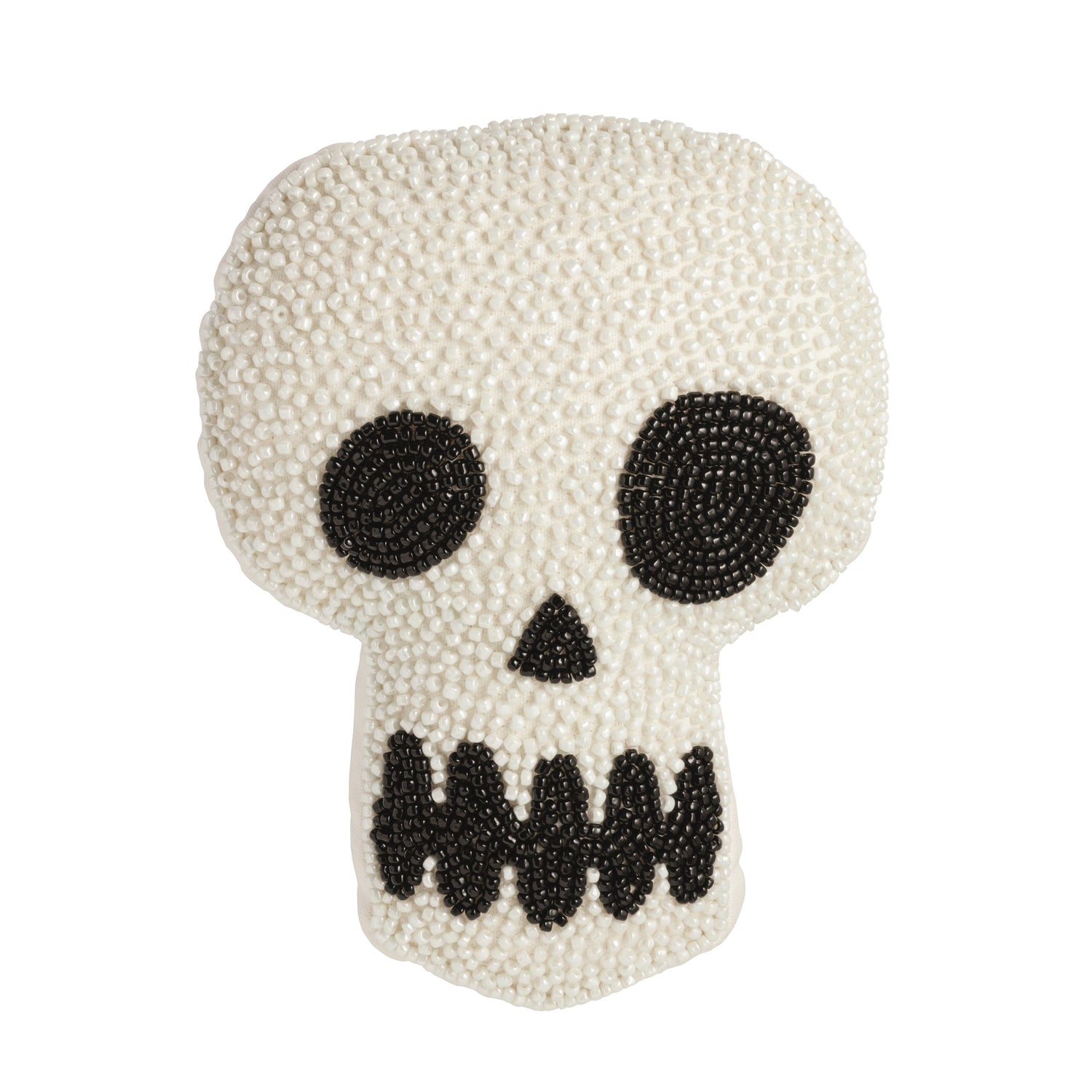 Skull Beaded Pillow