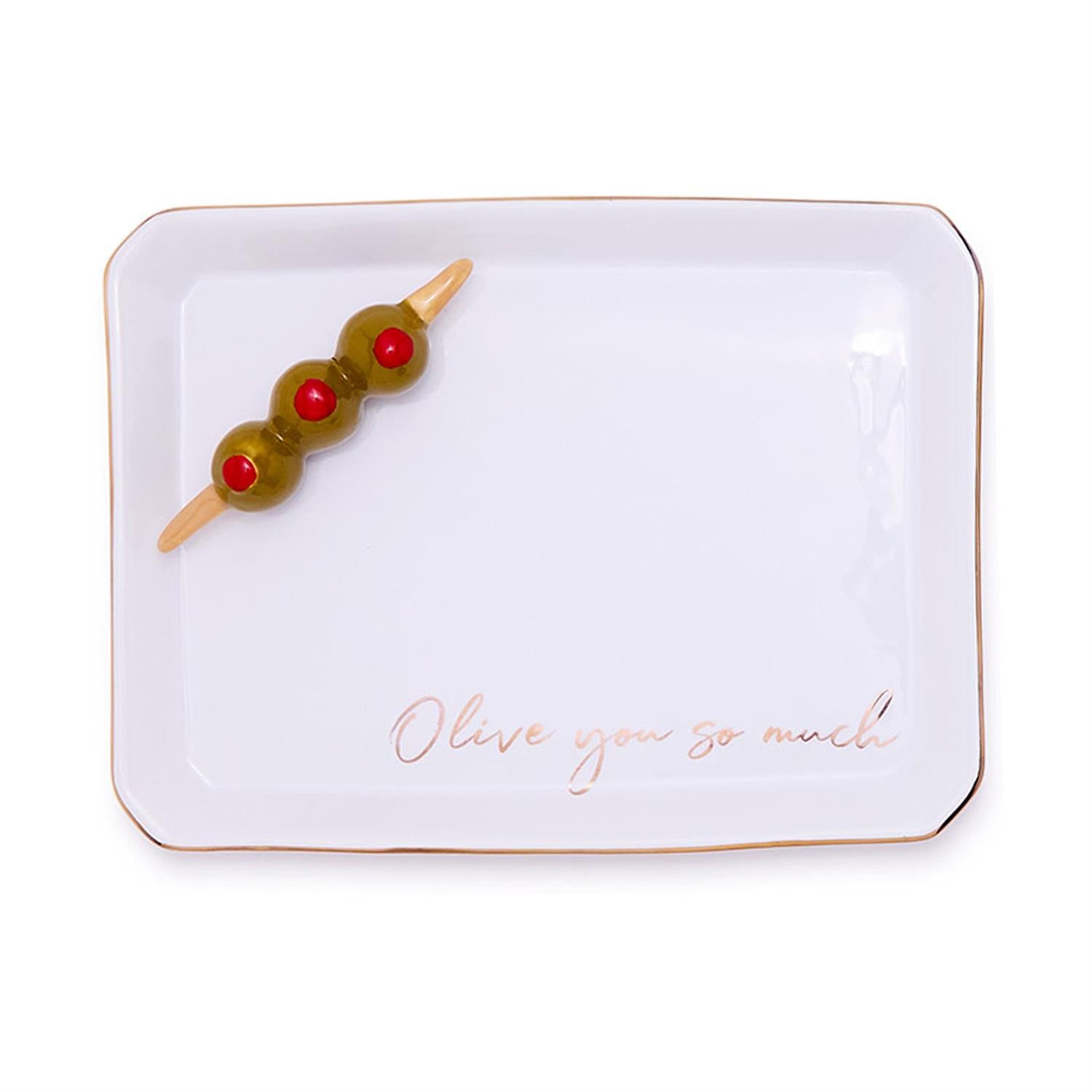 Olive Icon Trinket Tray