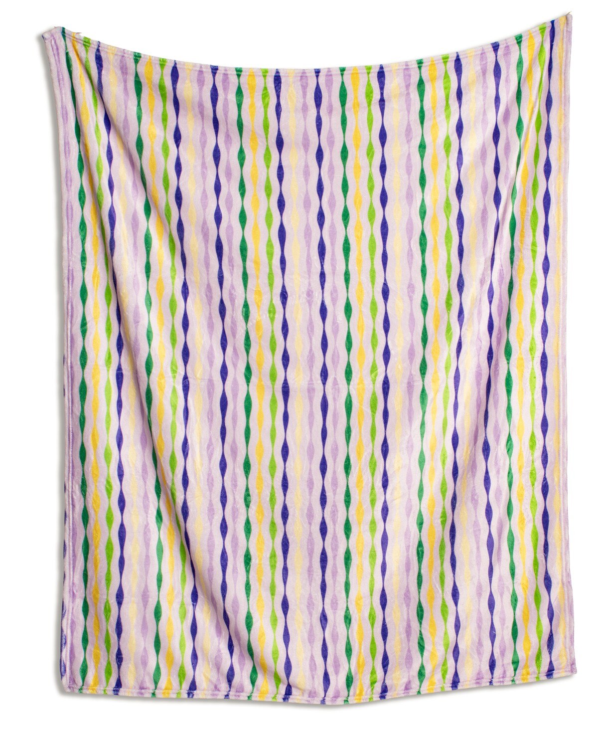 Mardi Party Striped Throw