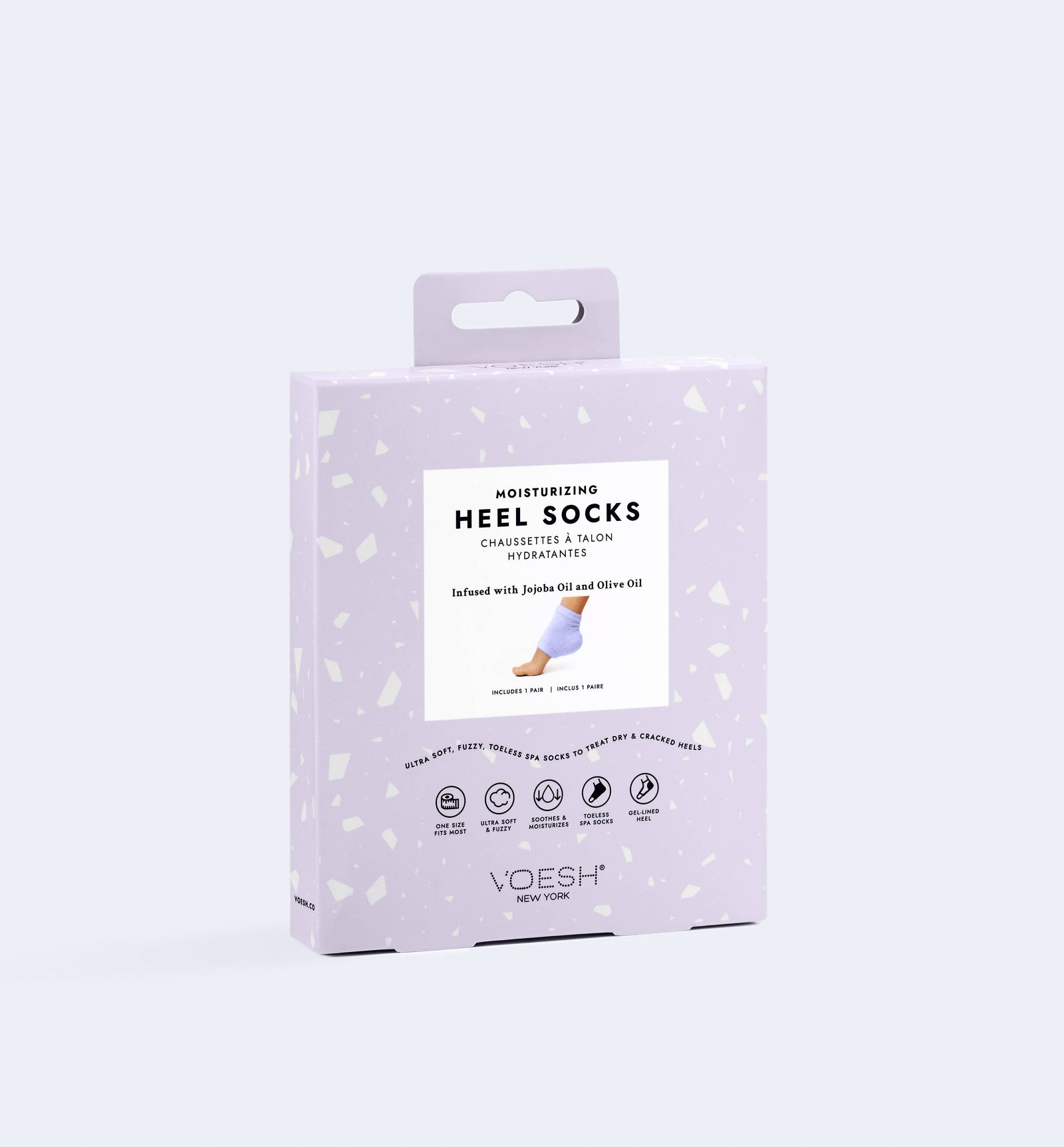 Moisturizing Heel Socks Lavender
