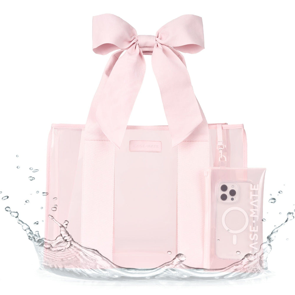 Pink Bow Jelly Tote