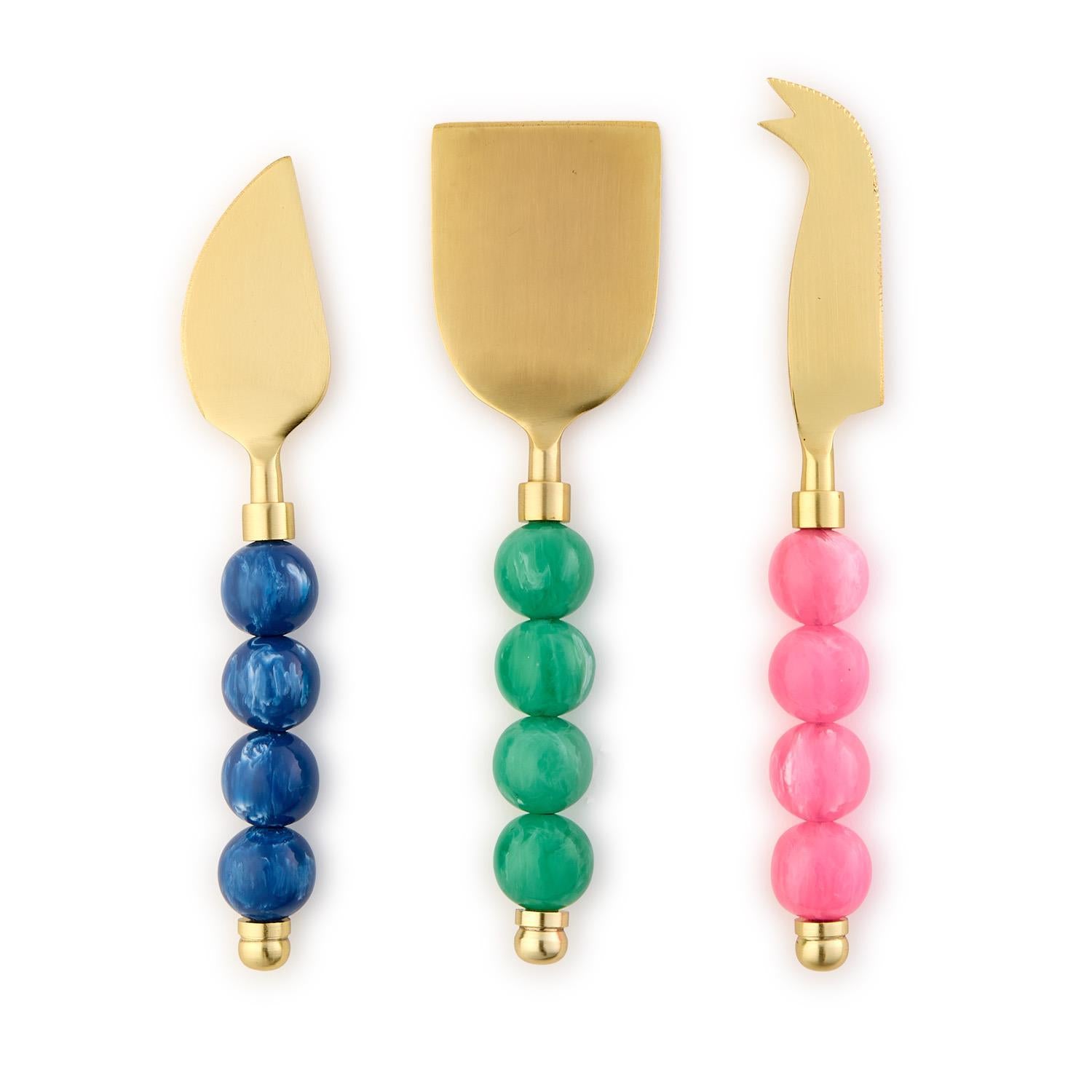 Color Pop Set of 3 Cheese Knives