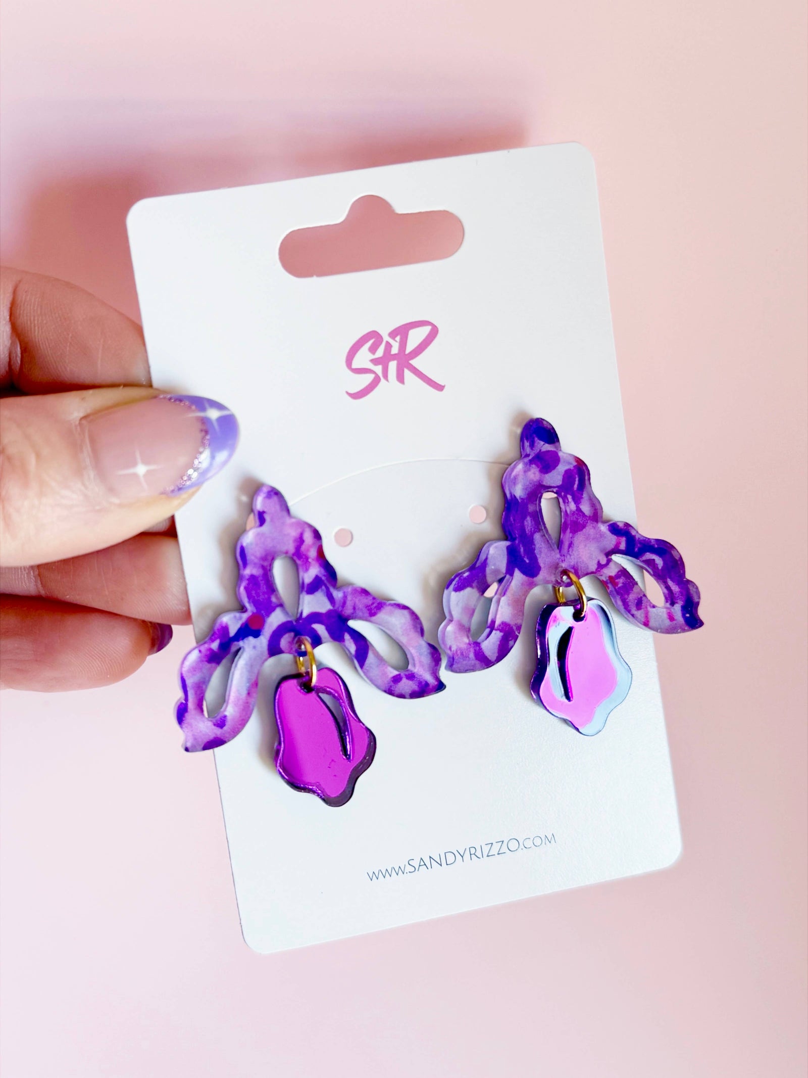 Iris Wildflower Earring