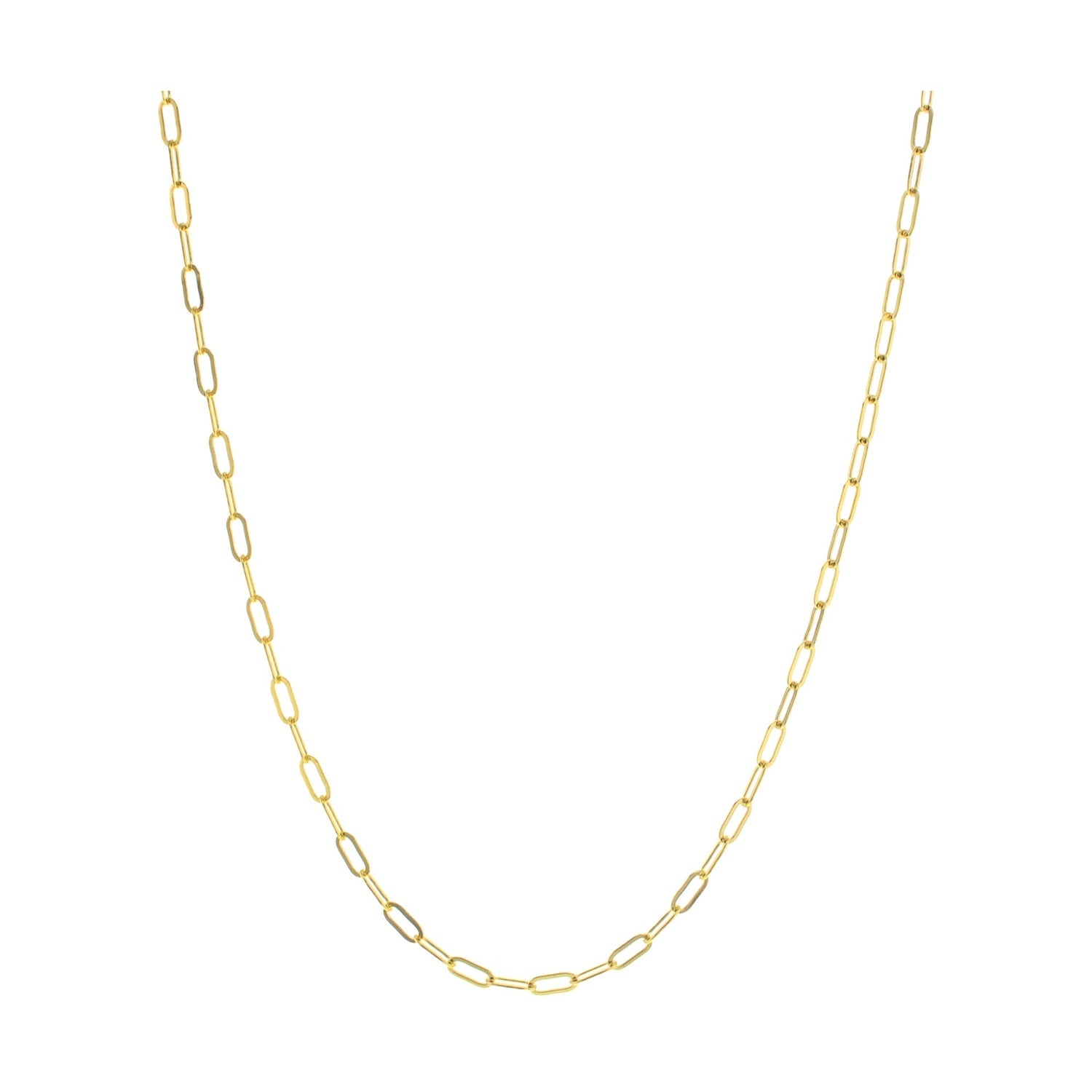 Glossy Charm Chain Necklace