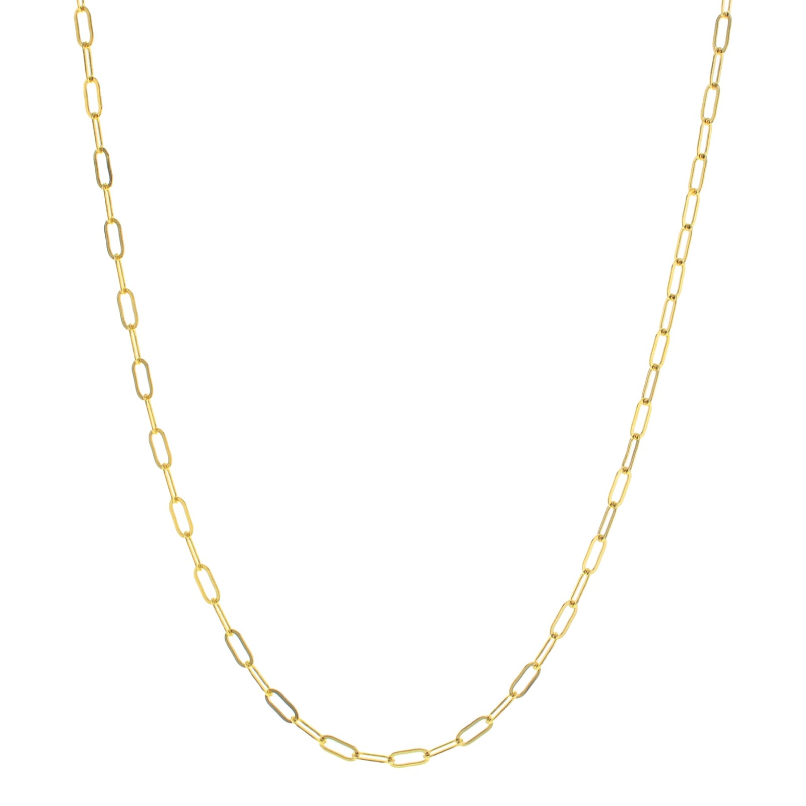 Glossy Charm Chain Necklace