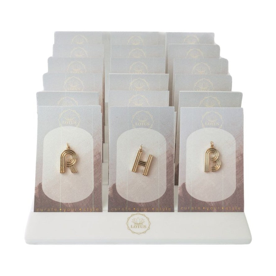 Deco Letter Pendant