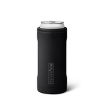 Matte black insulated slim can cooler