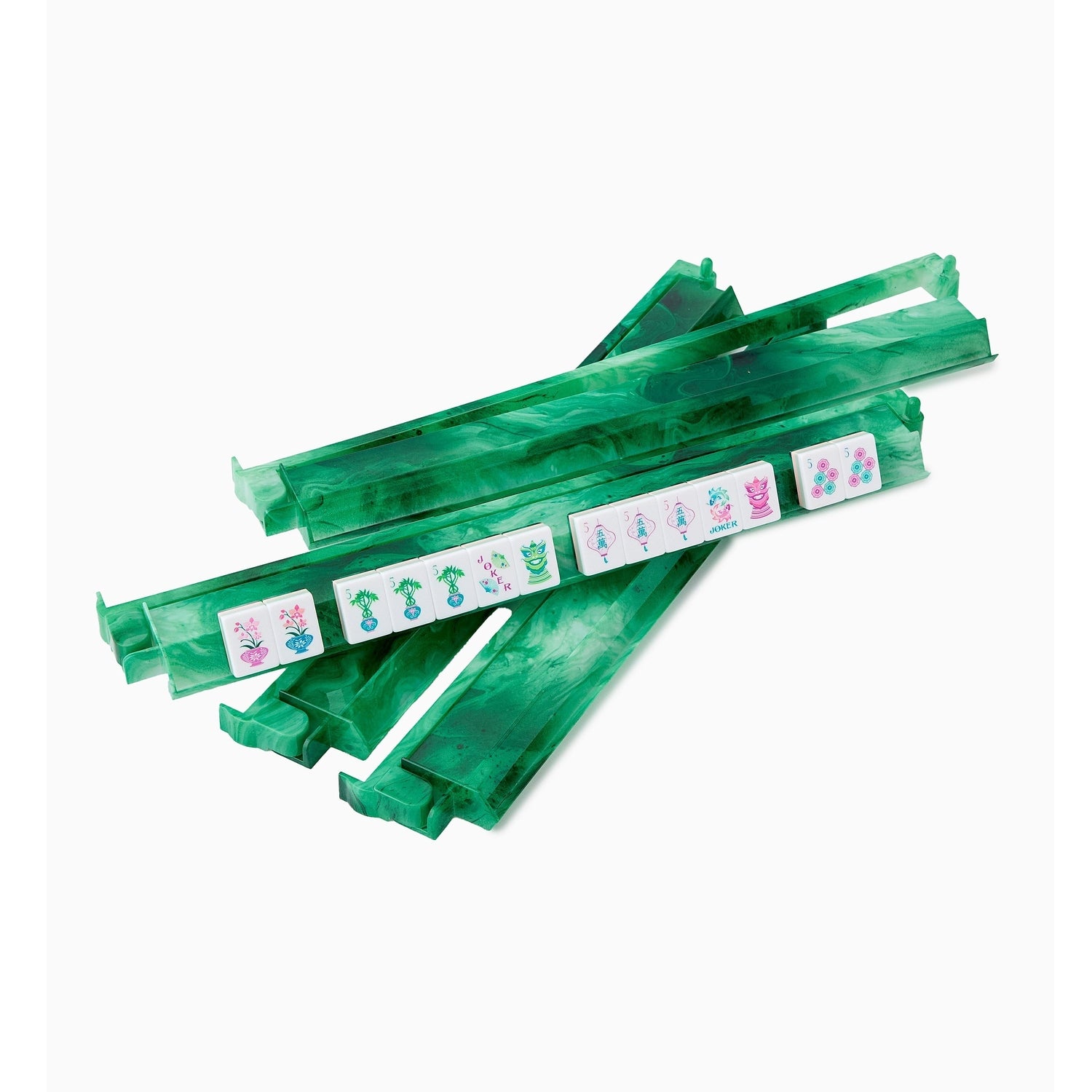 Green Agate Rack and Pusher Set
