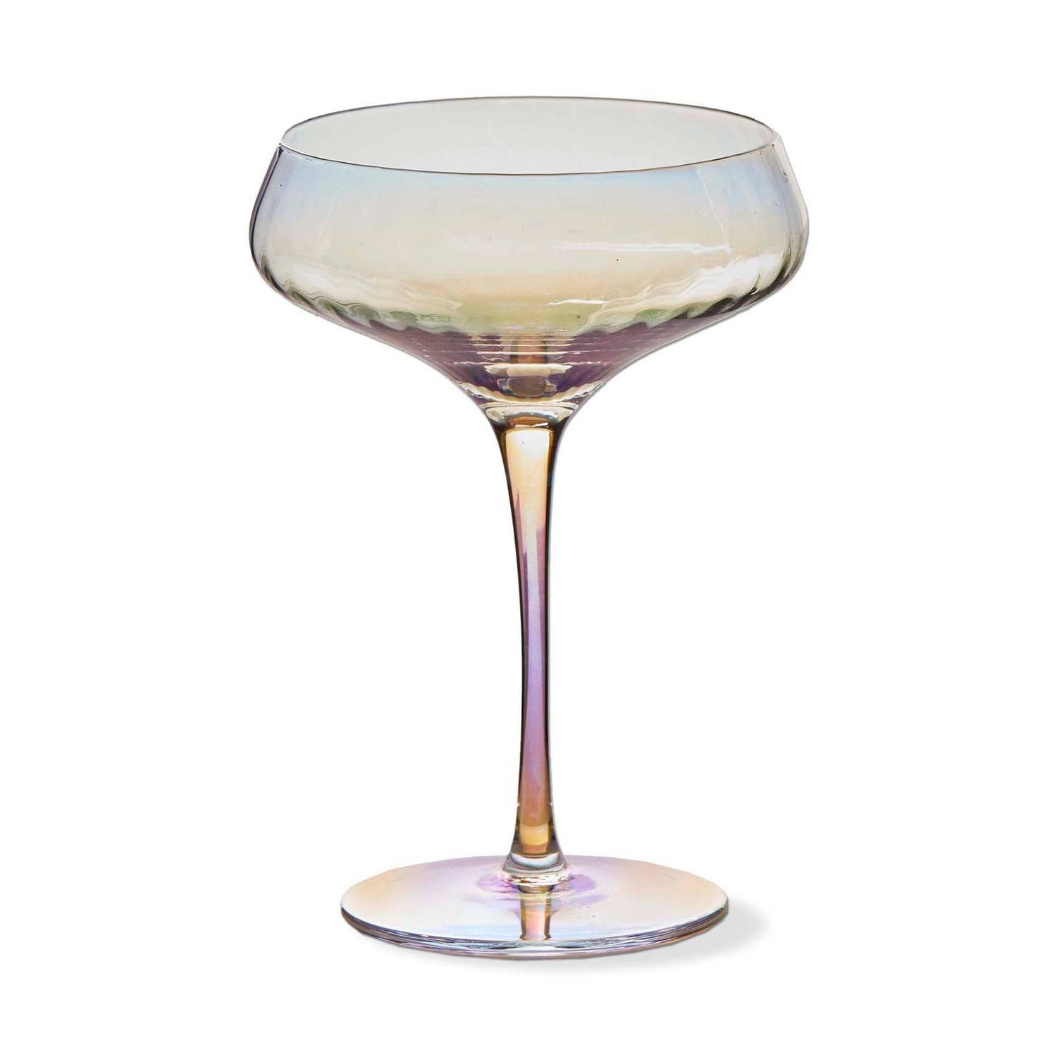 Chelsea Iridscent Optic Coupe Glass