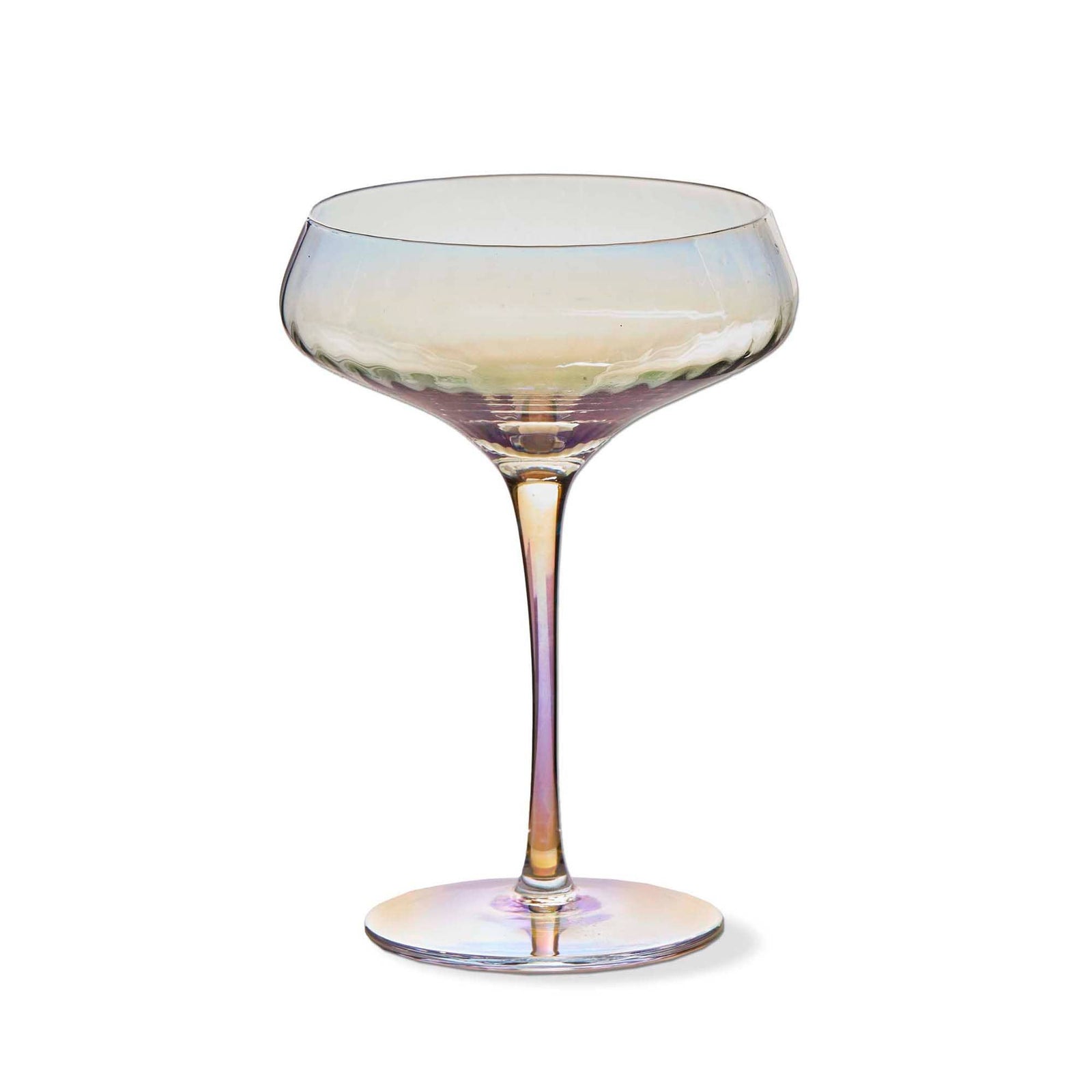 Chelsea Iridscent Optic Coupe Glass