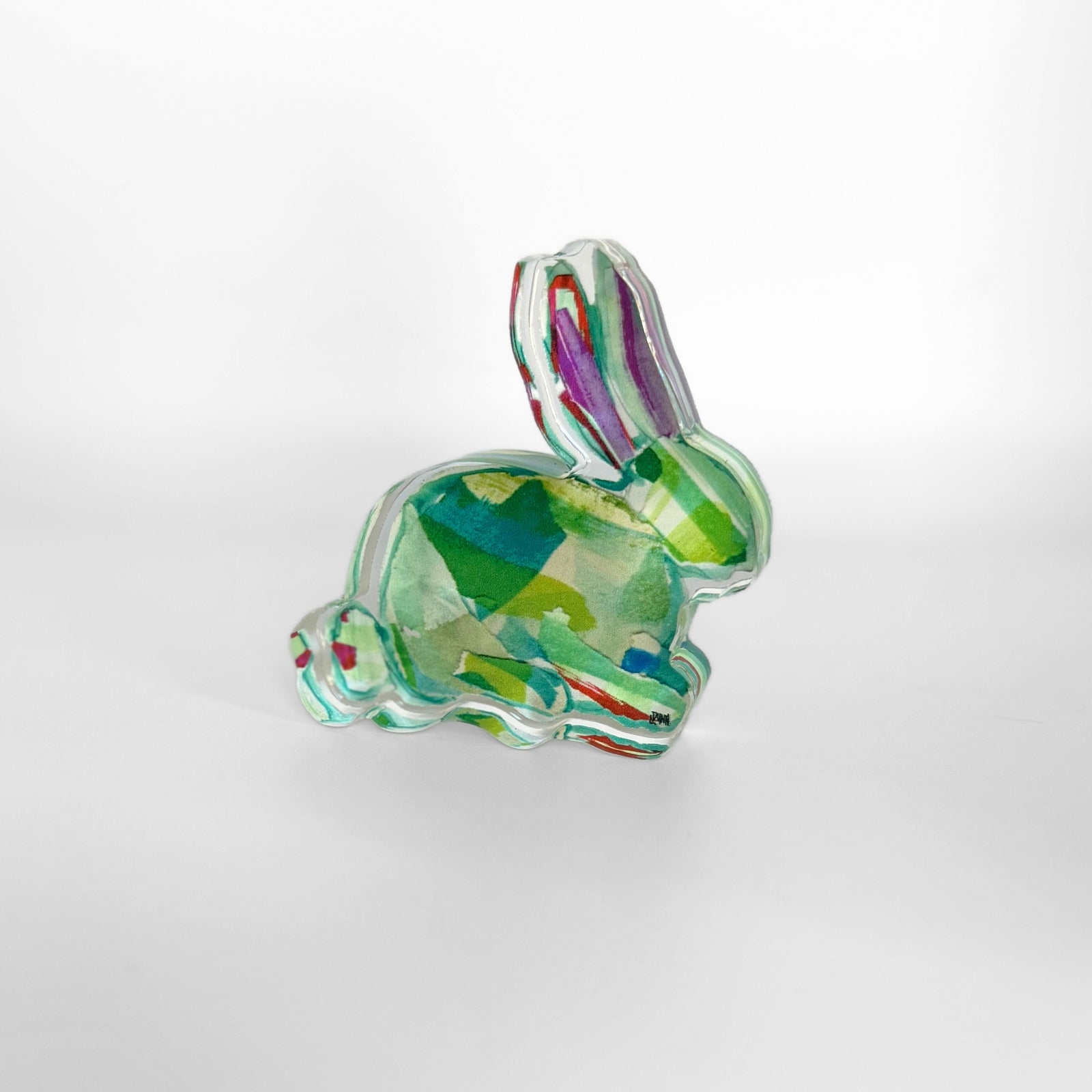 Chloe the Green Bunny Acrylic