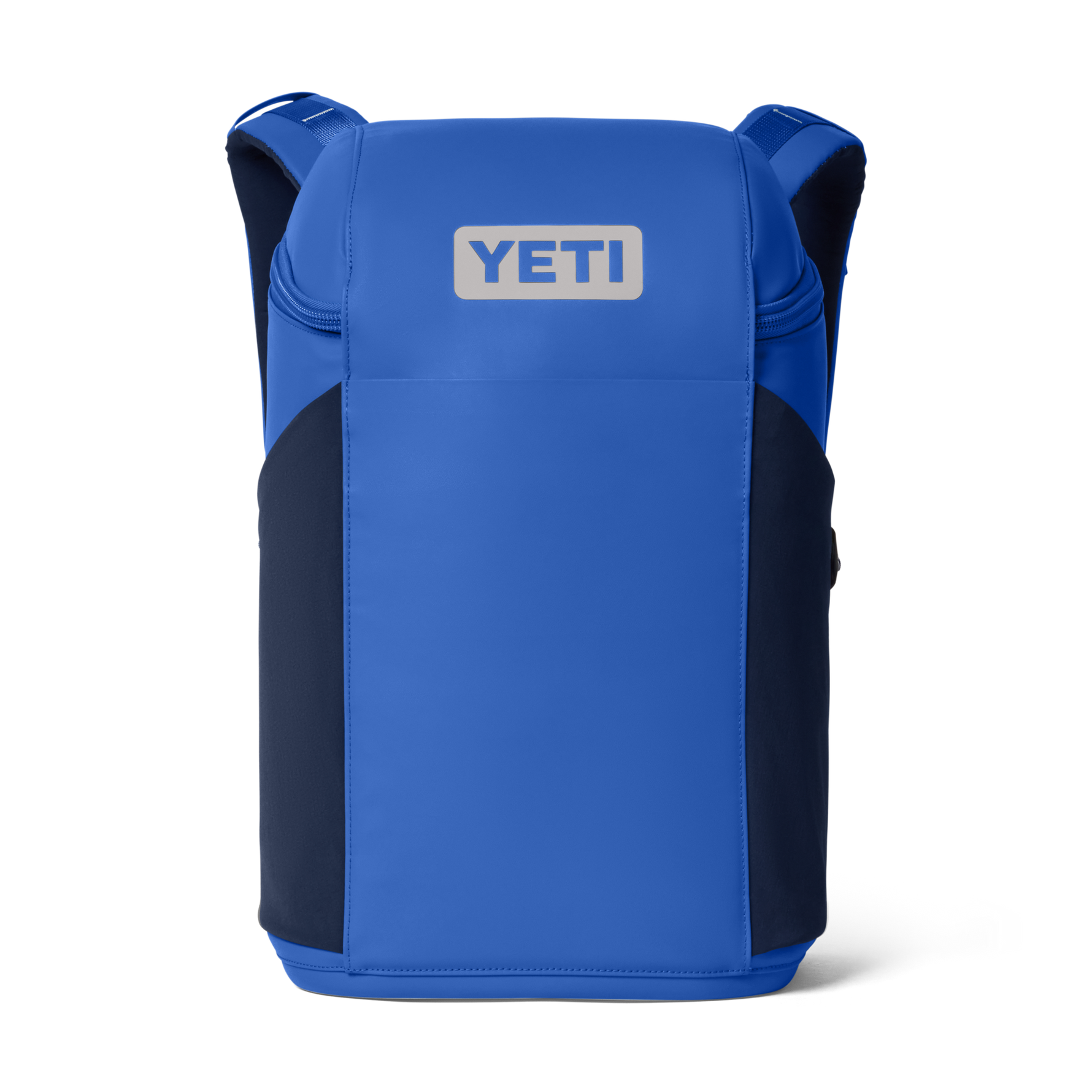 Blue backpack with YETI logo on a white background