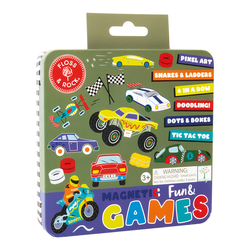 Cars Magnetic Games Tin