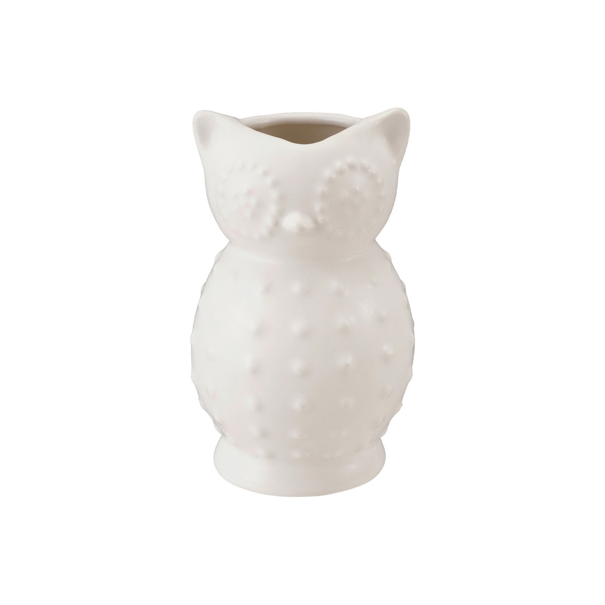 Stoneware Owl Shaped Vase