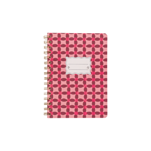Pink Pinwheel Notebook - Sm