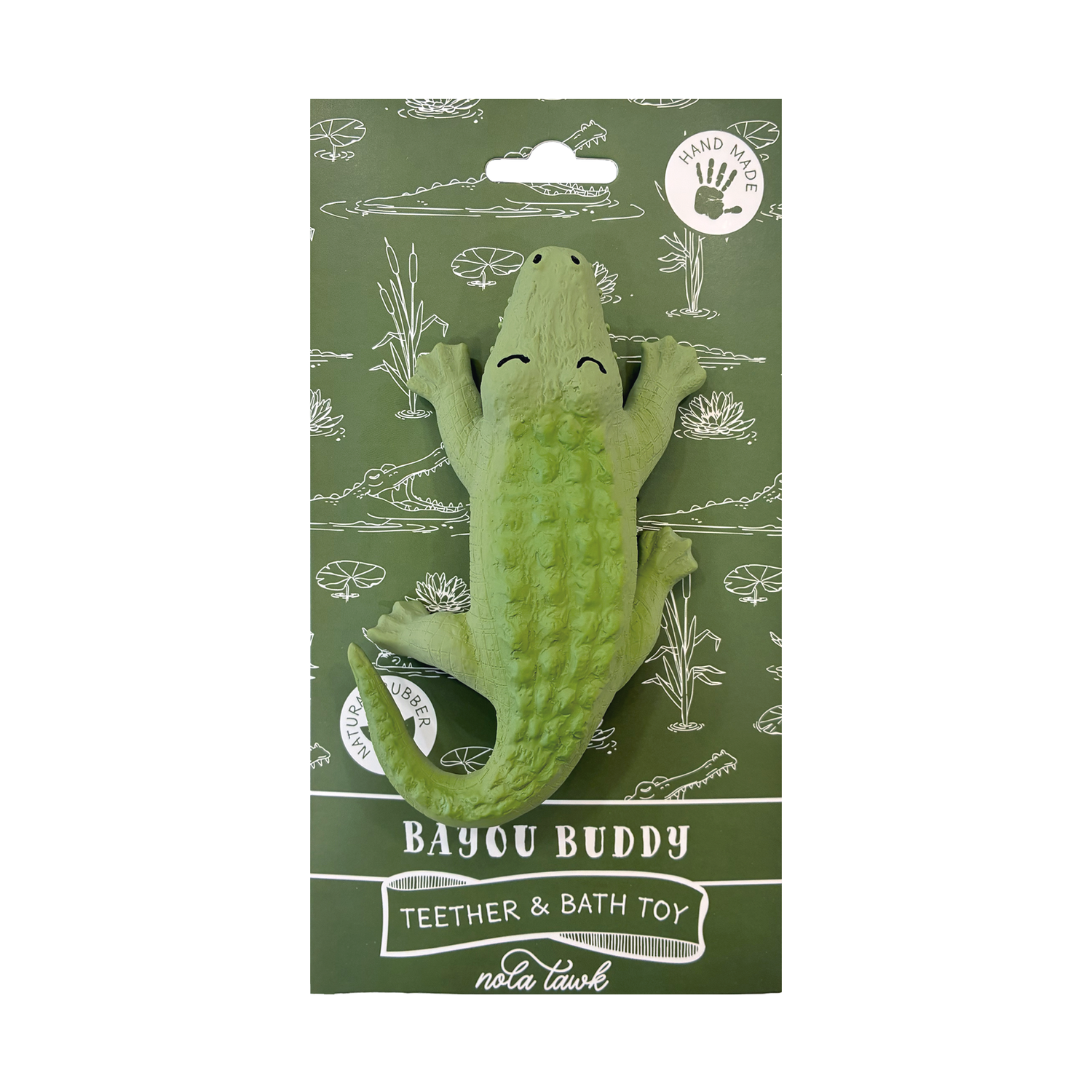 Bayou Buddy Gator Teether & Bath Toy