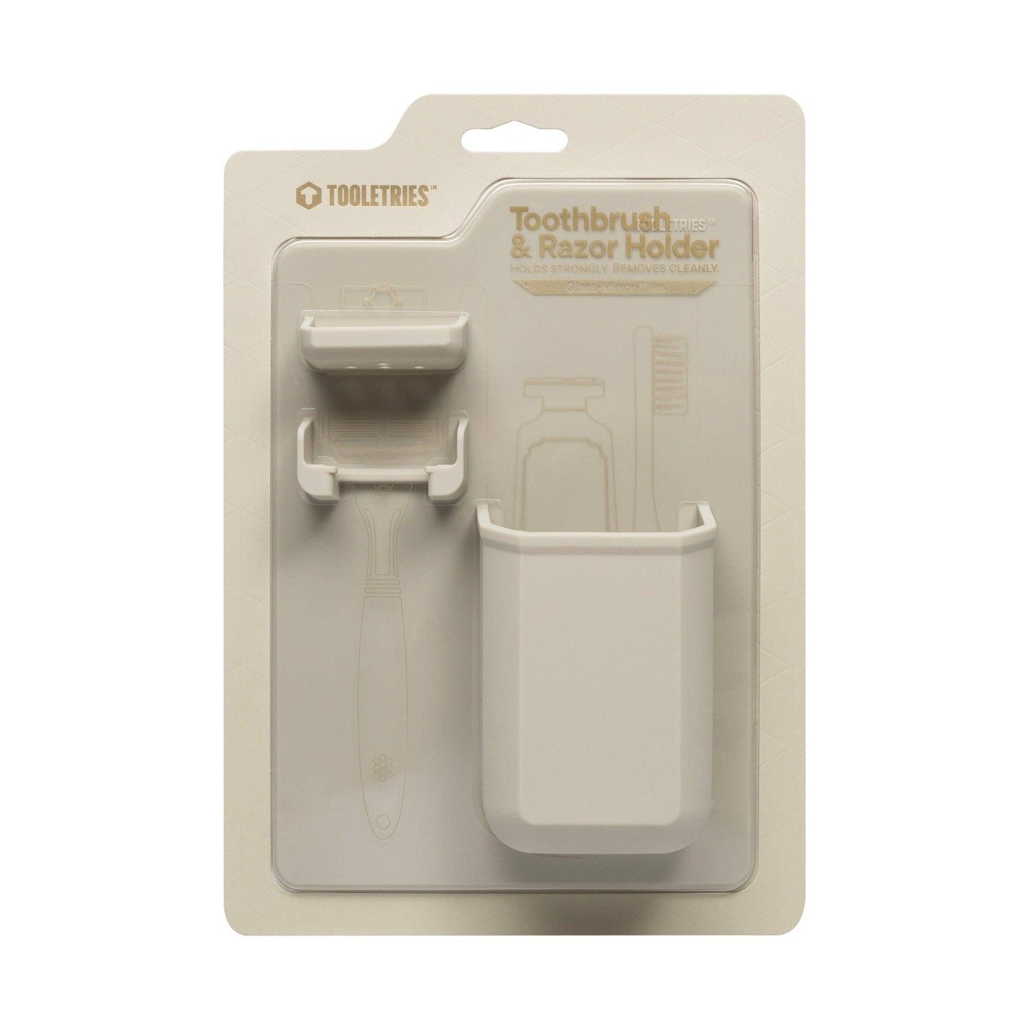 The Harvey - Toothbrush & Razor Holder - Sand