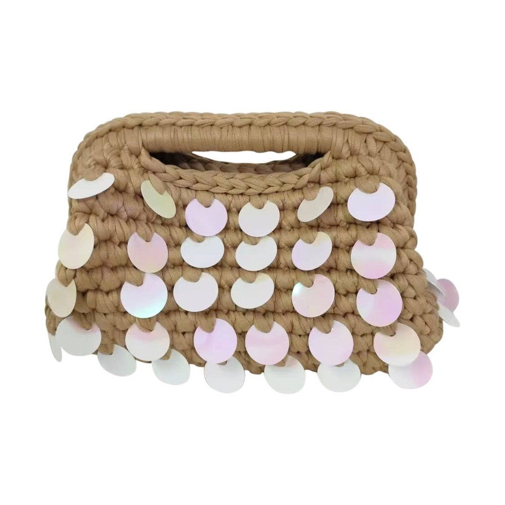 Tropez Woven Bag - Taupe