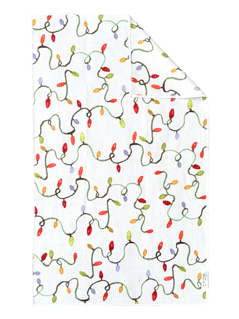 Light Up My Holidays Hand Towel