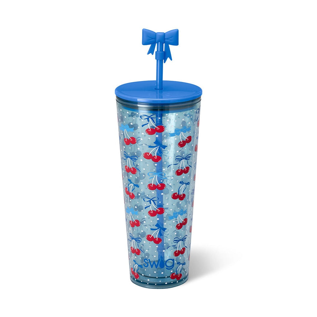 Cherry Pop Plastic Tumbler 24oz