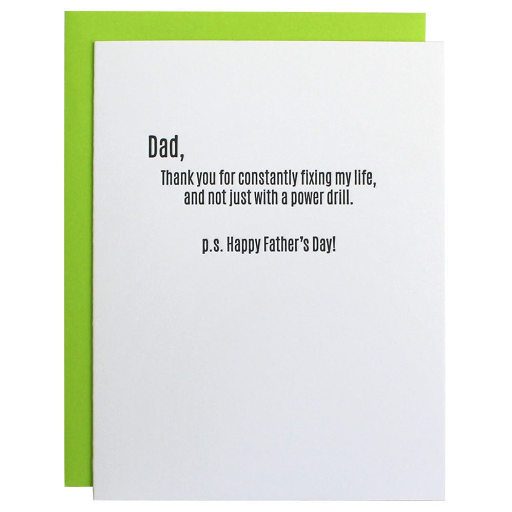 Card - Fixing Life Father's Day
