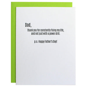 Card - Fixing Life Father's Day