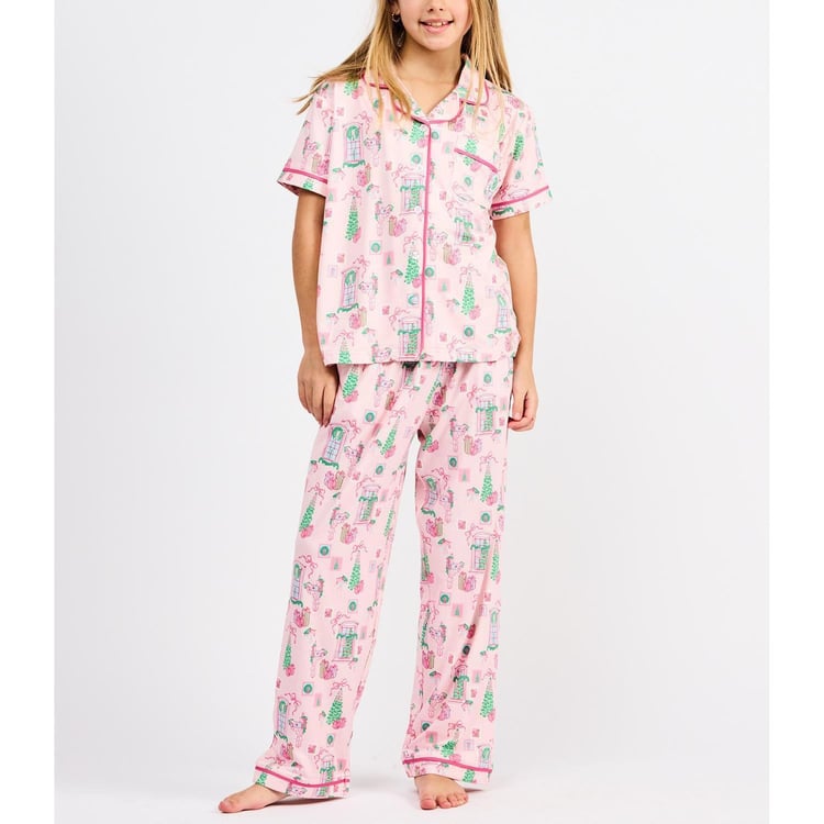 Kids Christmas Cottage Pj