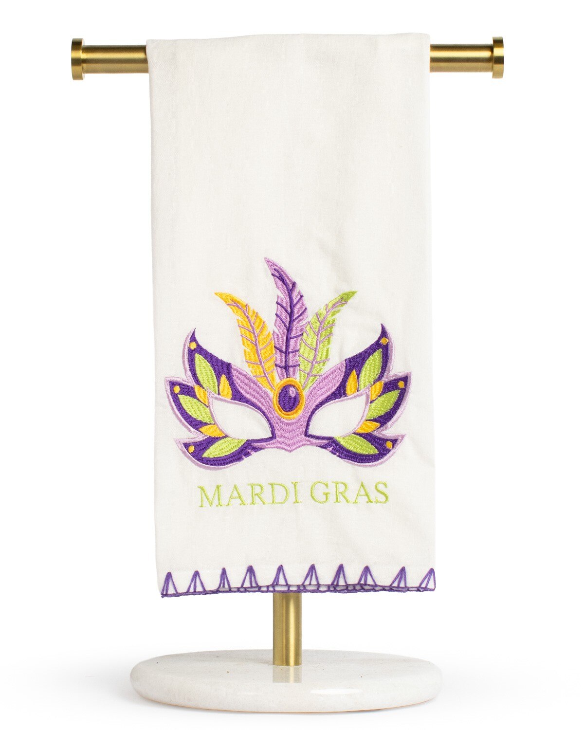 Masquerade Mask Hand Towel