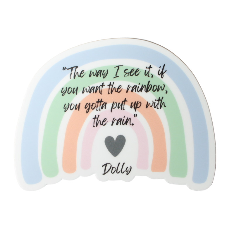 Dolly Rainbow Sticker