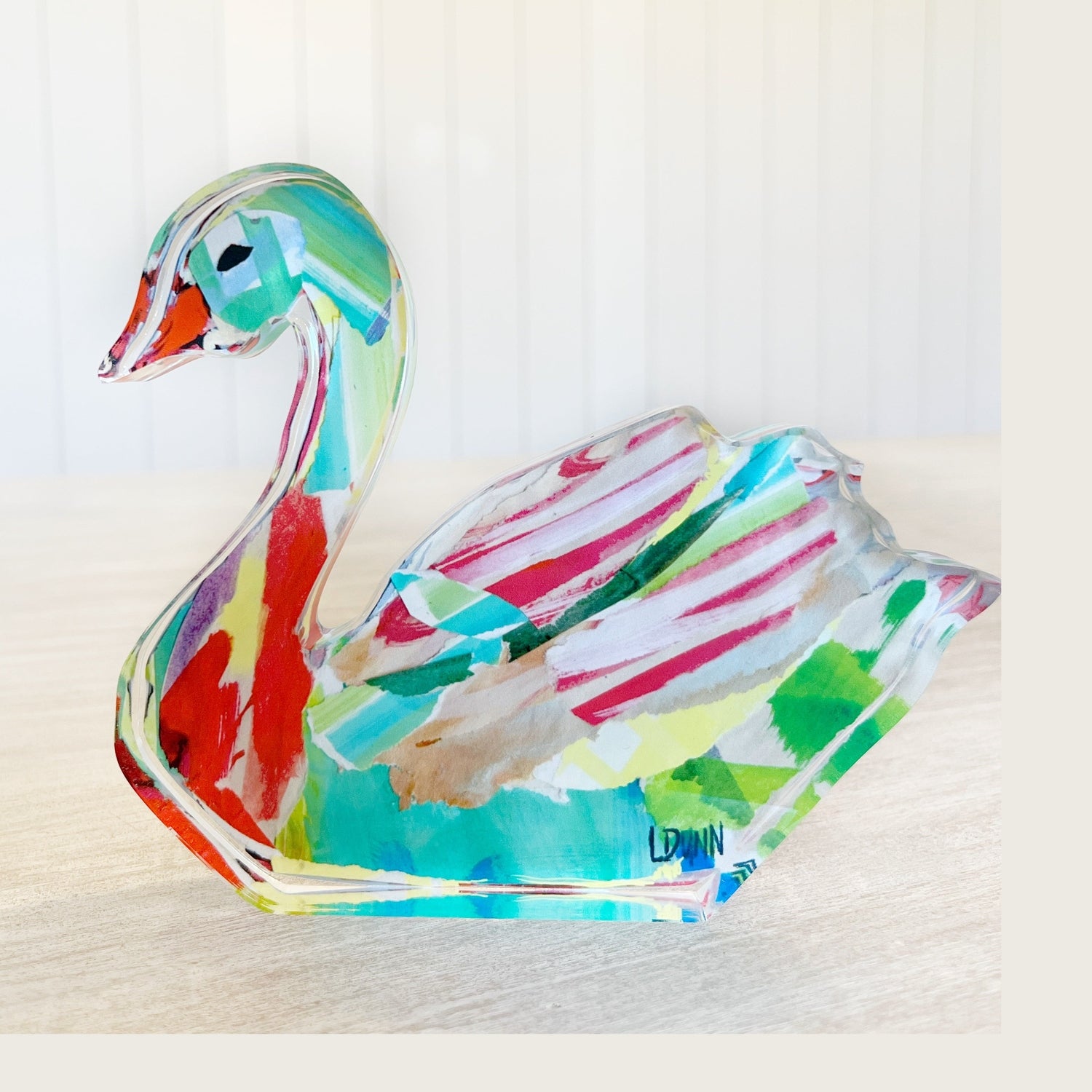 Acrylic Swan Block