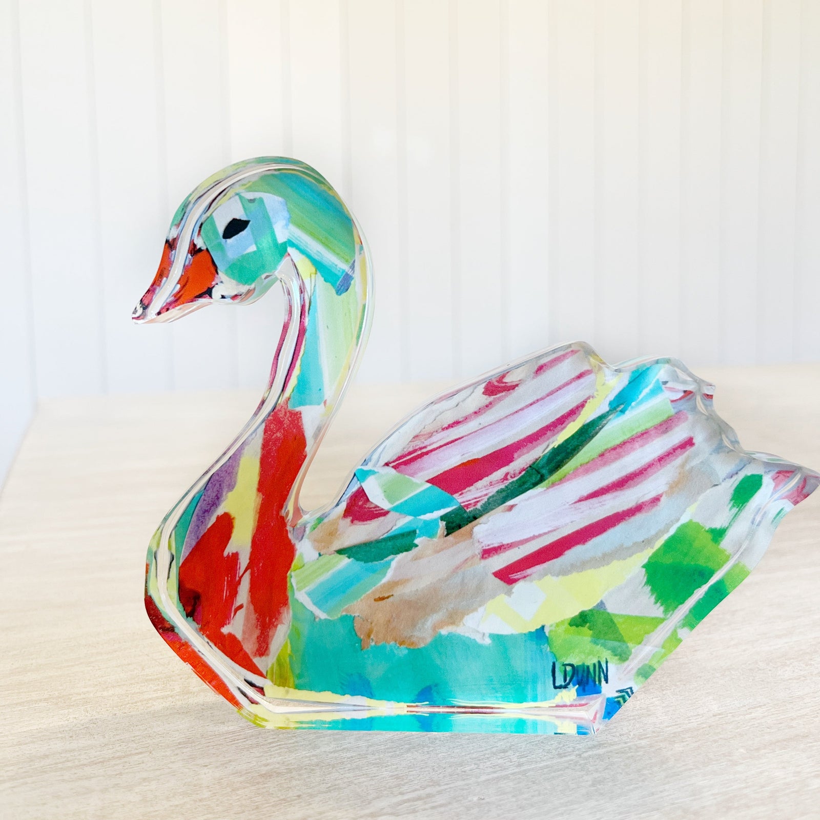 Acrylic Swan Block