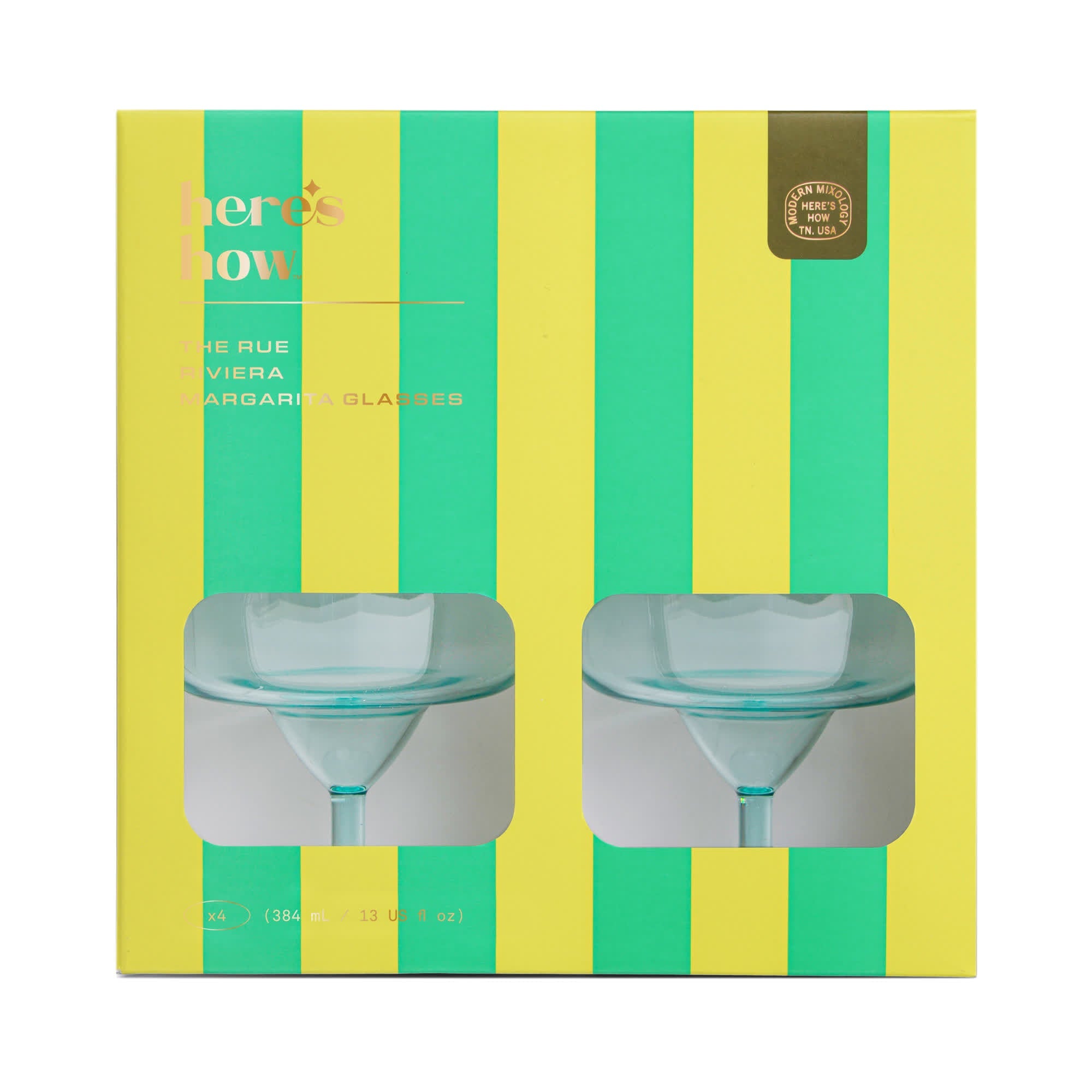 Rue Margarita Glasses - Mint