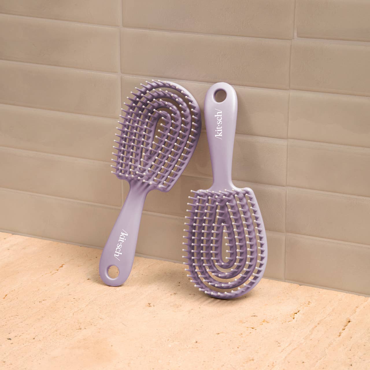 Mini Detangling Flexi Brush - Violet
