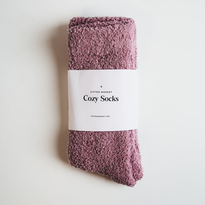 Cozy Cloud Socks - Orchid Purple